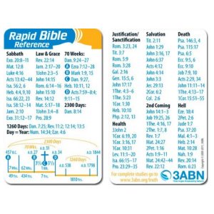 Rapid Bible Reference Cards set of 25