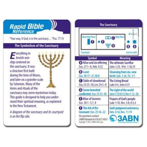 The Symbolism of the Sanctuary Bible Reference Card Pack