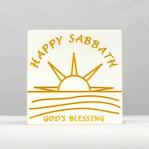Happy Sabbath Plaque