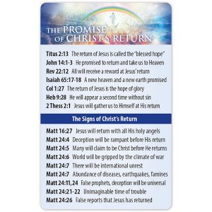 The Promise of Christ's Return Bible Reference Card Pack