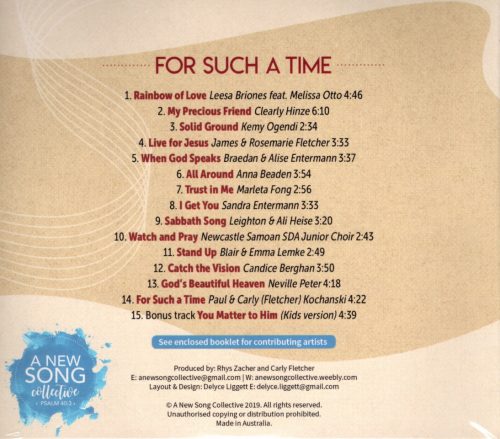 For Such A Time - CD - Image 2