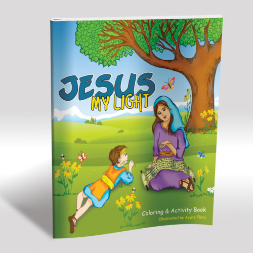 Jesus My Light Colouring Book - Pack or 10 - Image 2