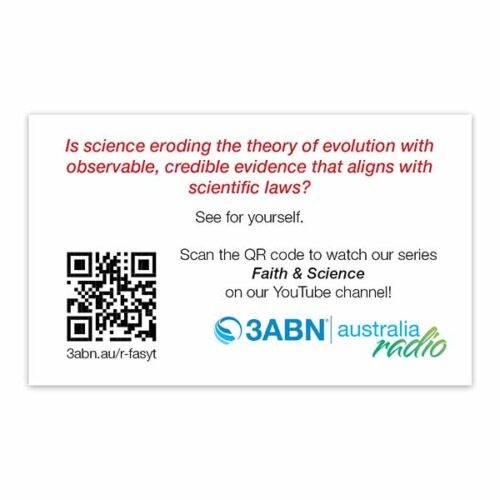 Faith and Science Share Card (100 pack) - Image 2