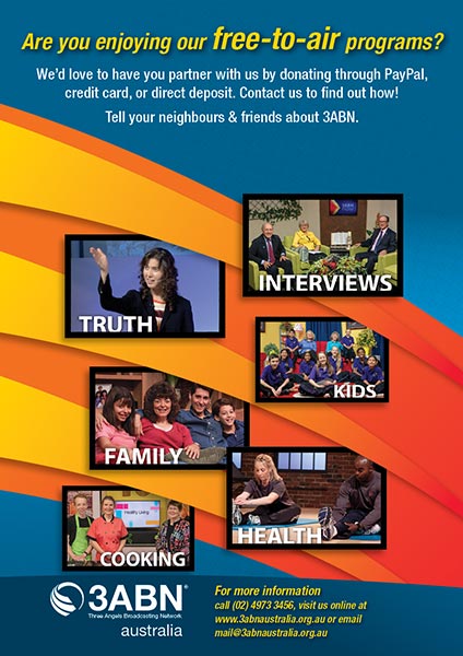 TV Flyers (A5 size) – 3ABN Australia