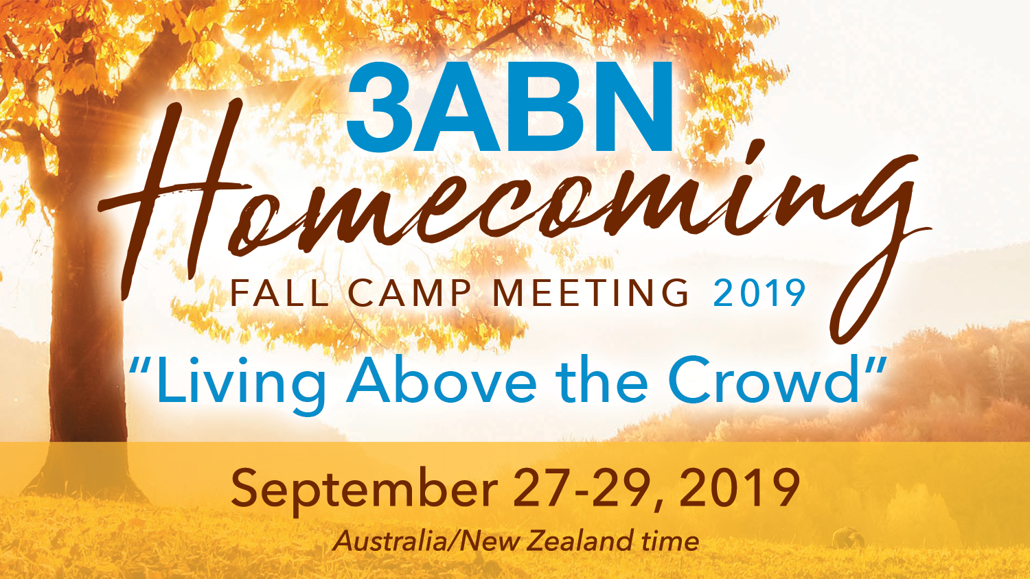 3ABN Fall Camp Meeting 2019 Schedule 3ABN Australia